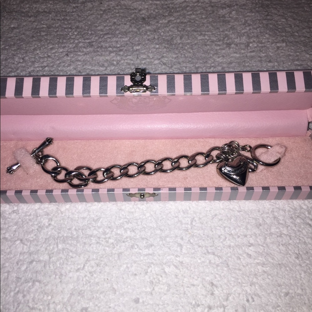 Silver Juicy Couture charm bracelet
